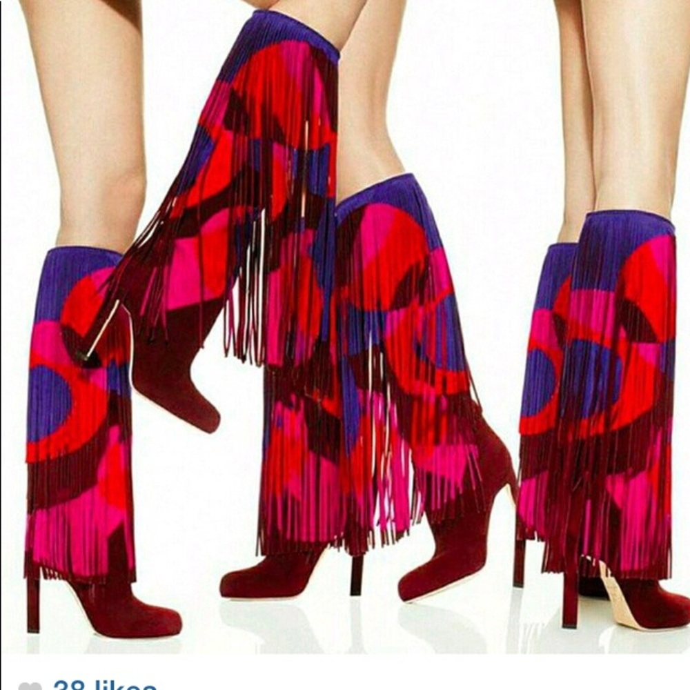 Limited edition LINDY fringe boot